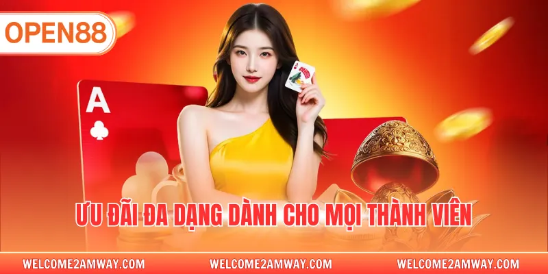 Ưu đãi đa dạng dành cho mọi thành viên
